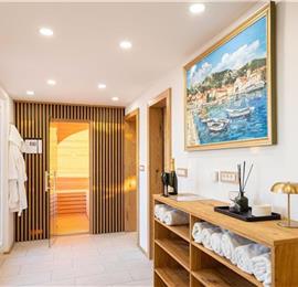 5 bedroom beachfront villa with pool on Ciova Island, Trogir, sleeps 12